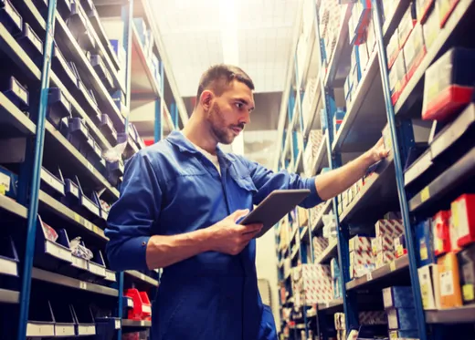 Unskilled workers at the auto parts factory