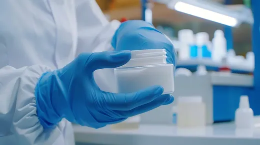 Cosmetics production worker